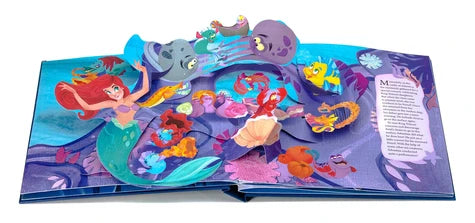 Das Pop-Up-Buch „Die kleine Meerjungfrau“.