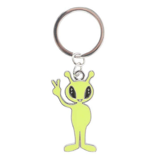 Phosphorescent Alien Keychain