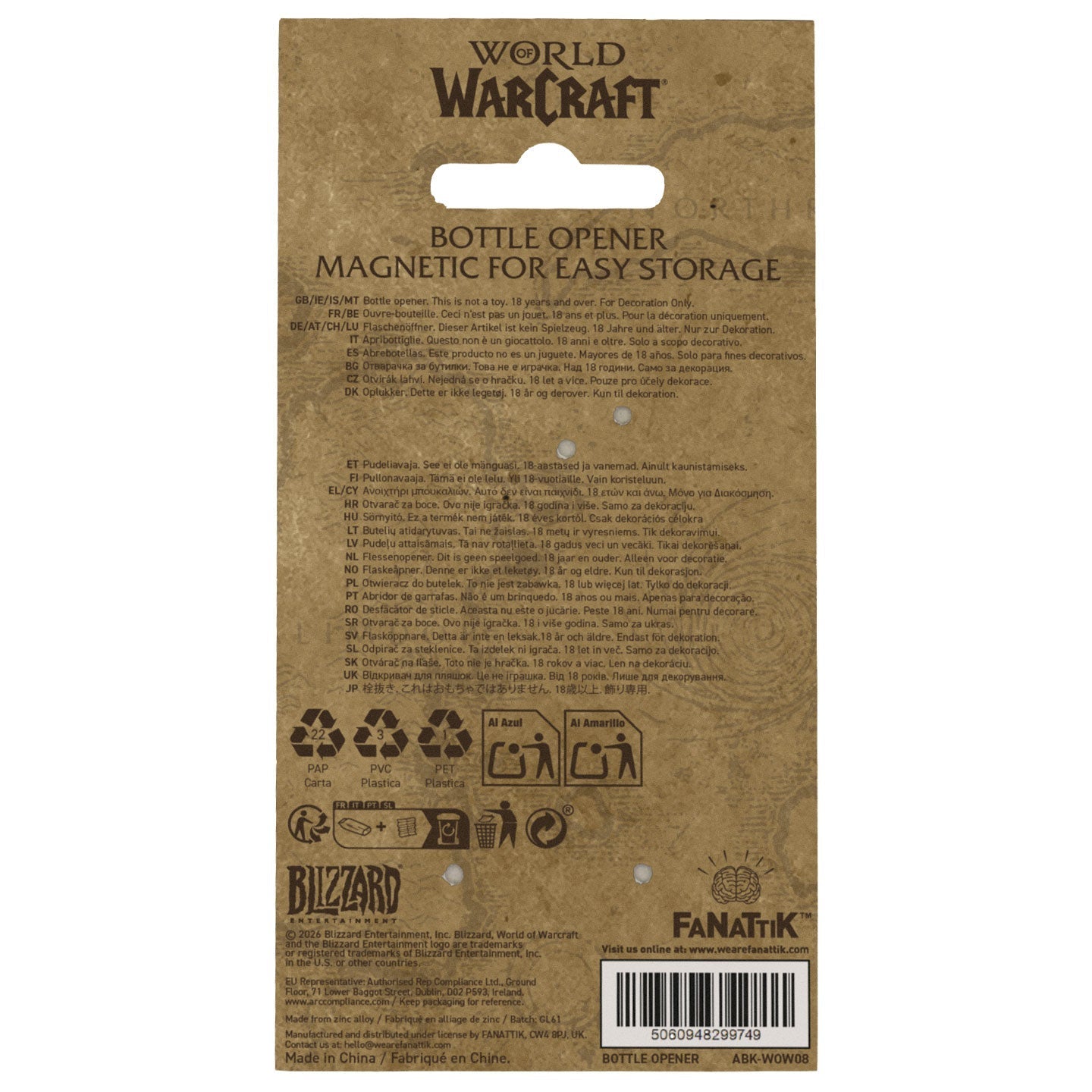 Décapsuleur World of Warcraft - Icon Blood