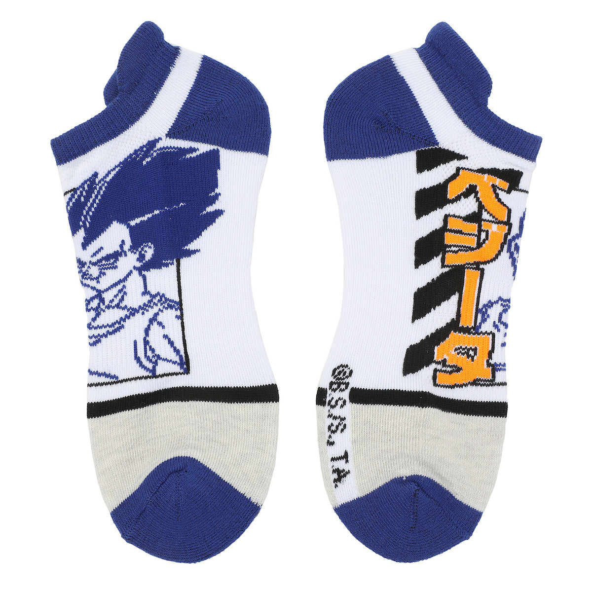Chaussettes homme Dragon Ball - Z Goku personnage visuel & Kanji Symbols lot de 5 paires