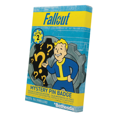 Display de 12 blind boxes Fallout - pin’s mystère Volume 2 - blind box angle