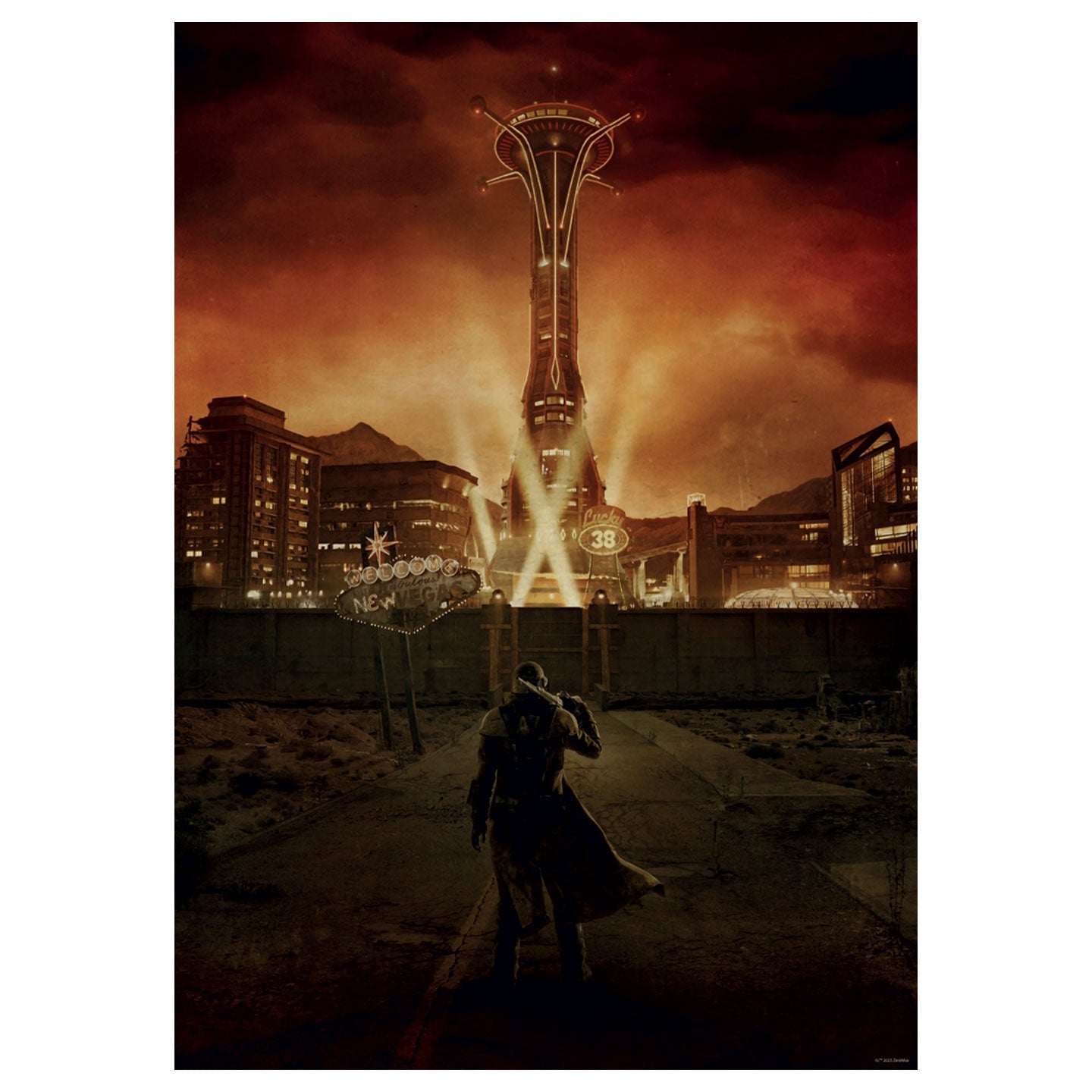 Affiche collector Fallout - New Vegas A3
