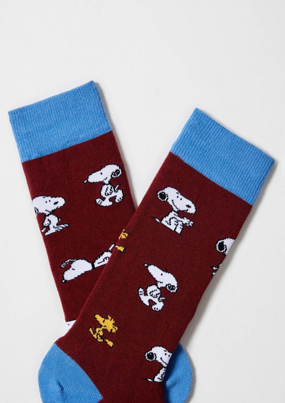 BeSnoopy Bordeaux Socks