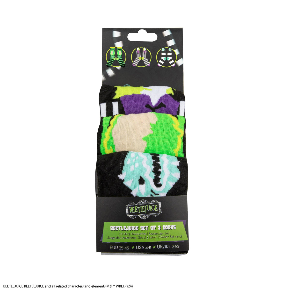 Set de 3 Paires de Chaussettes Beetlejuice - vue produit 8