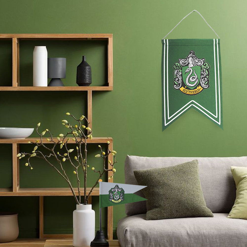 *Set Bannière et Drapeau Serpentard