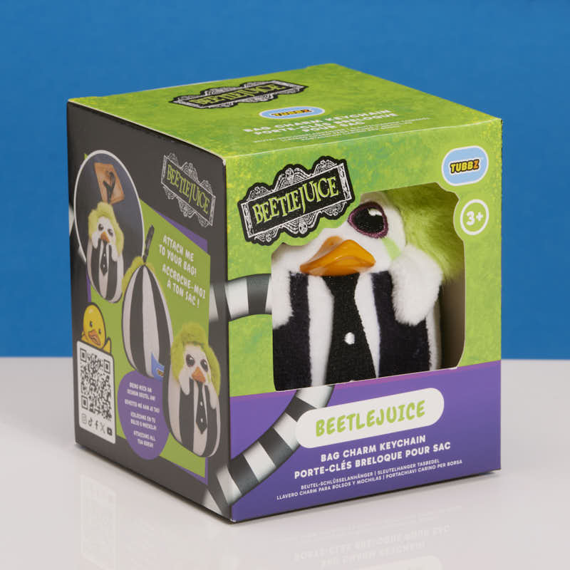 Porte-clés peluche TUBBZ Beetlejuice : Beetlejuice - PRÉCOMMANDE*