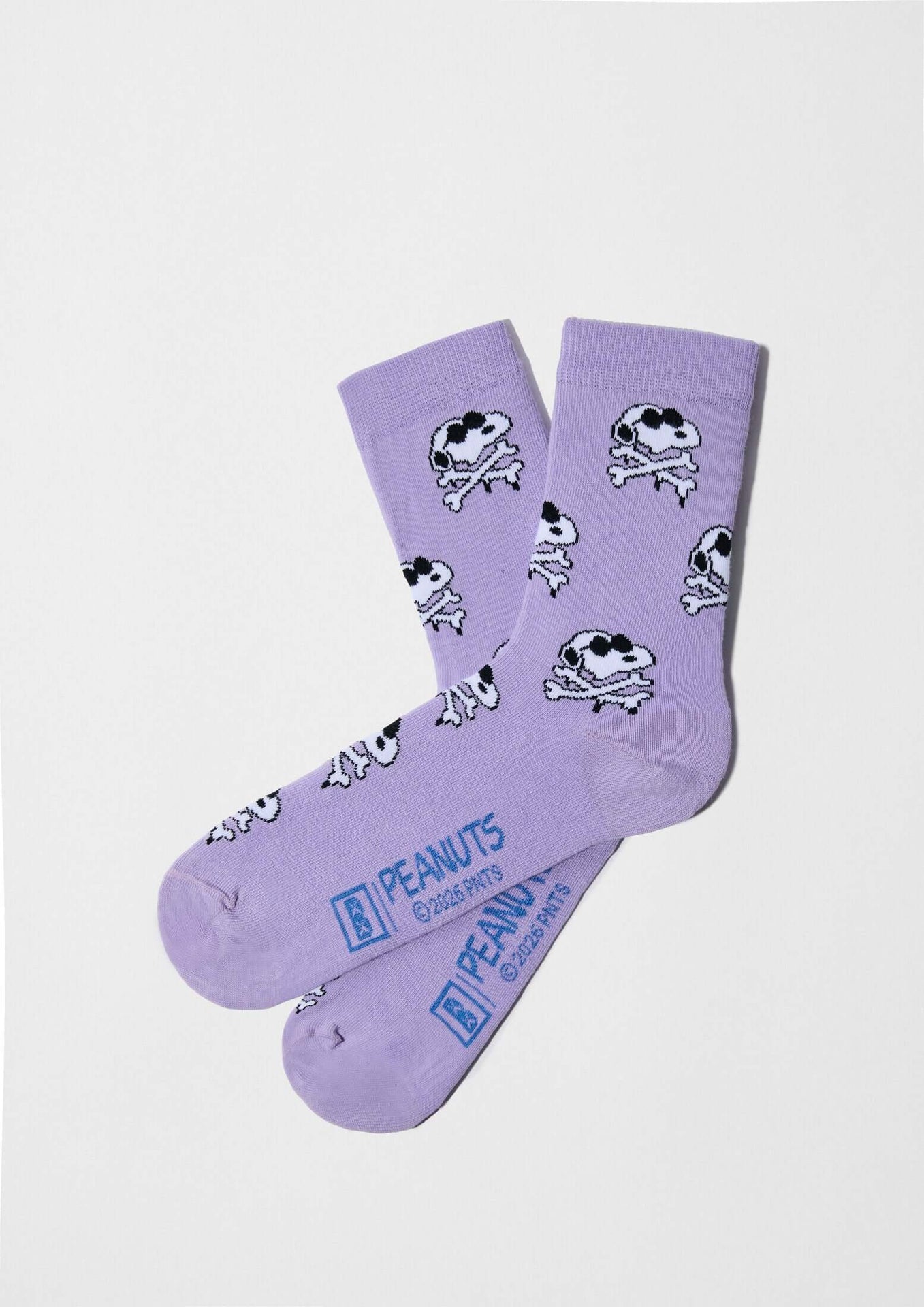 Chaussettes BeSnoopy Skull Mauve
