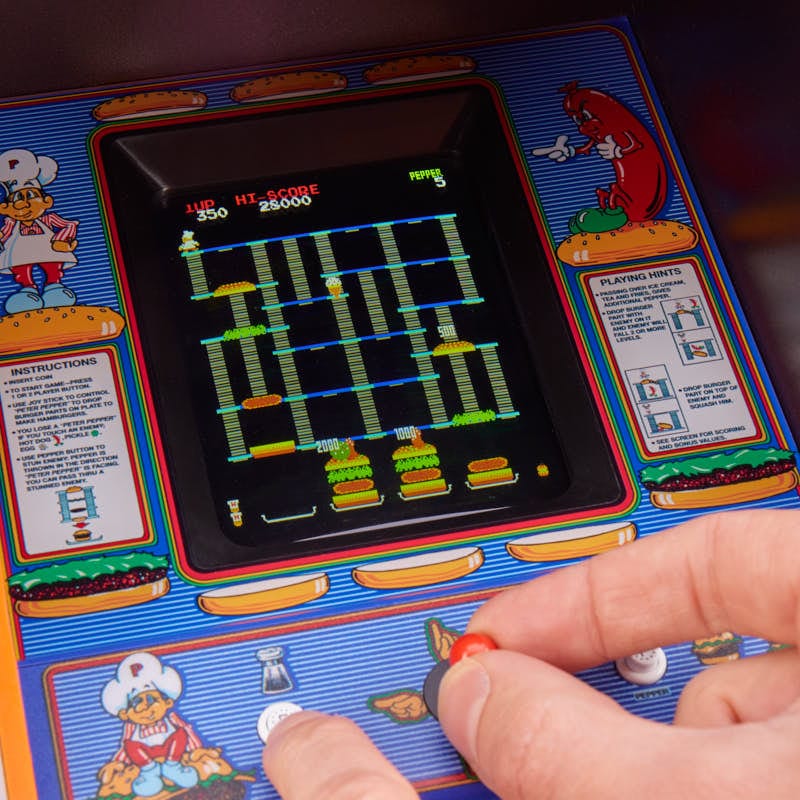 Data East BurgerTime Quarter Size Arcade Cabinet