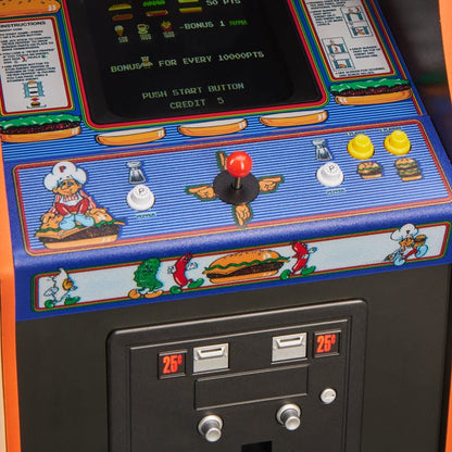 Data East BurgerTime Quarter Size Arcade Cabinet