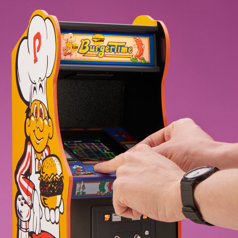 Data East BurgerTime Quarter Size Arcade Cabinet