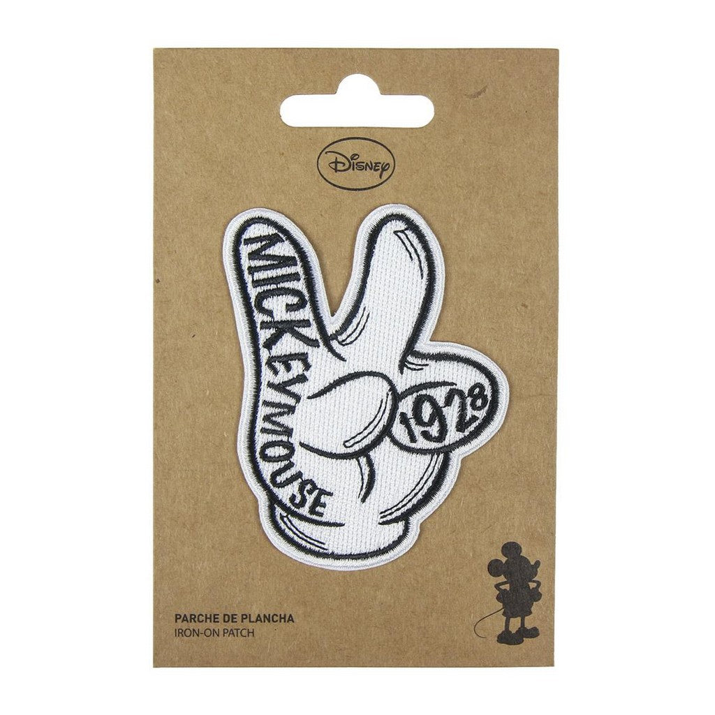 Patch Mickey Mouse - Signe de Paix