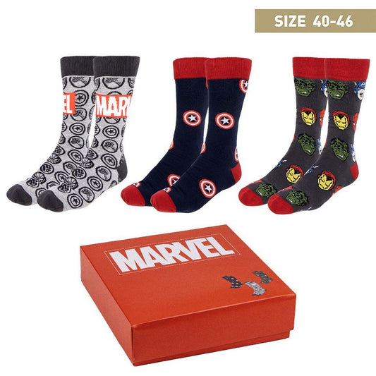 Pack 3 Pairs of Marvel Socks - Hero 