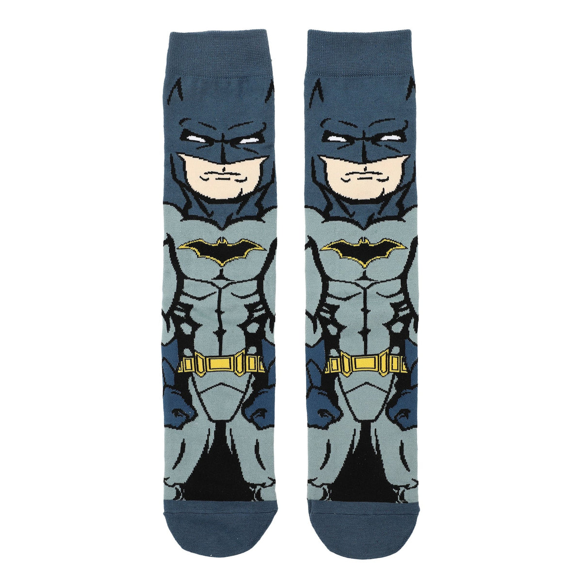 Chaussettes Batman grises avec cape intégrée