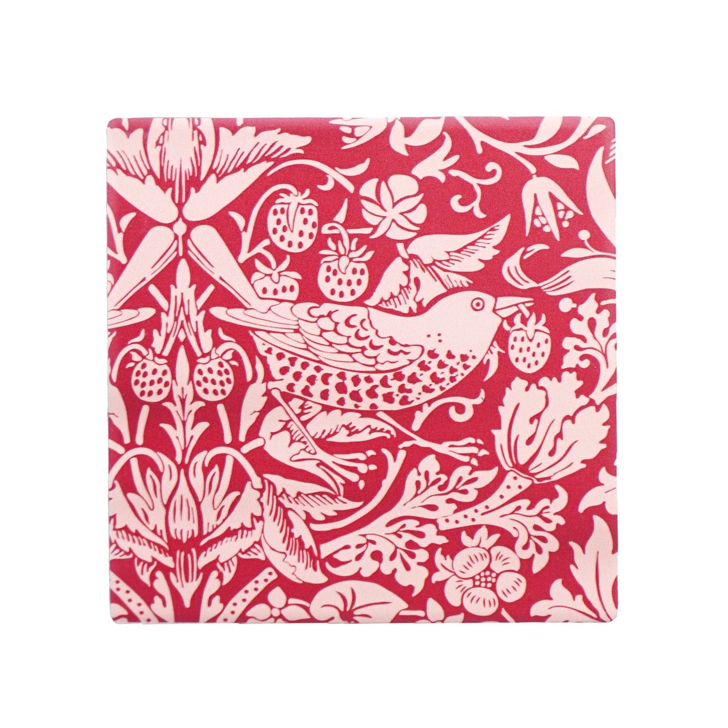 Lot de 2 sous-verres en céramique William Morris - ACS Raspb