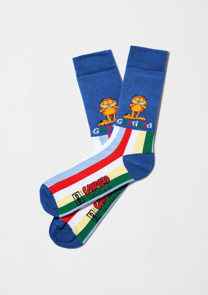 Chaussettes BeGarfield Stripes Bleu