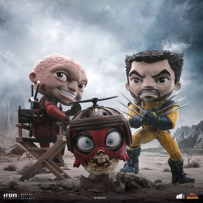 Figurine Deadpool (Unmasked) - Deadpool & Wolverine - Mini Co.