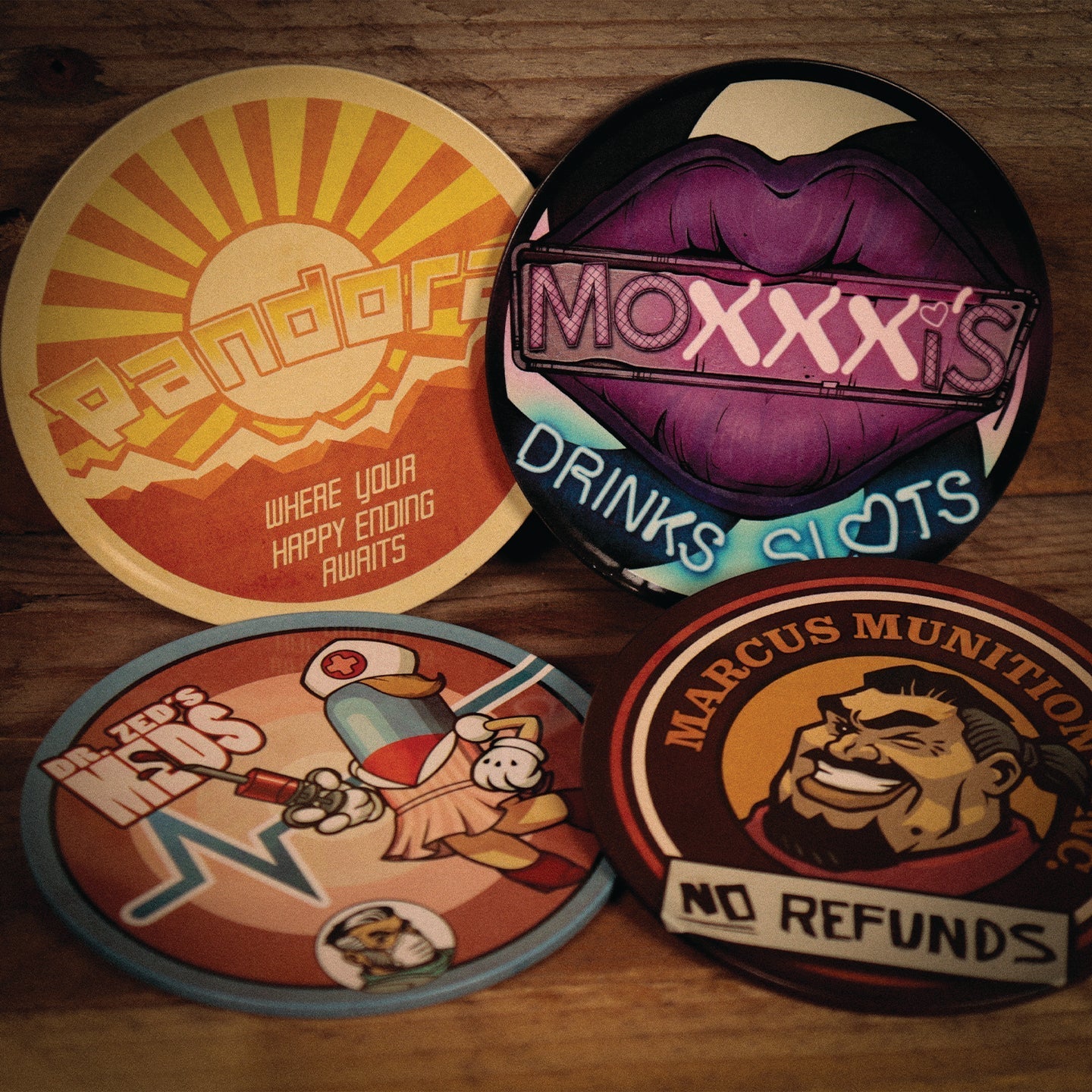 Sous-verres Borderlands - 4