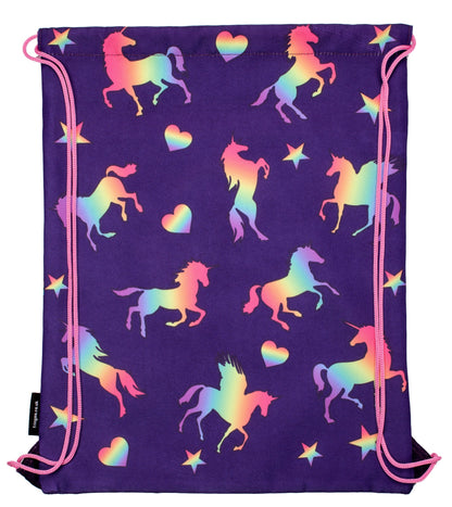 Sac à cordon – violet licorne