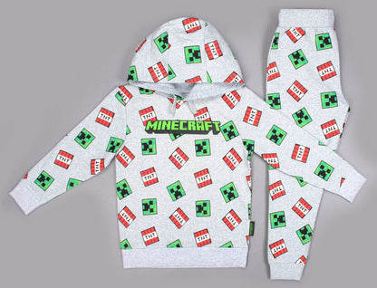Pantalon de jogging Minecraft – gris Pattern