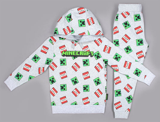Pantalon de jogging Minecraft – gris Pattern