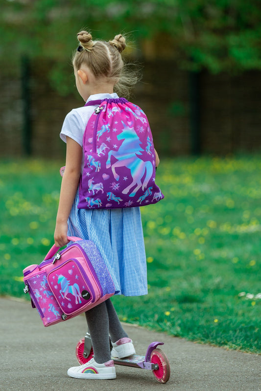Sac repas carré – licorne Ombre