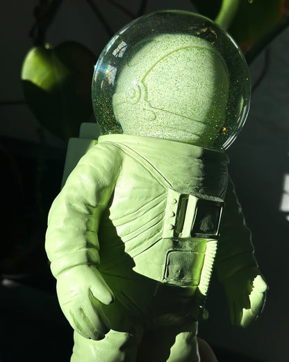 Boule à Neige Astronaute Vert
