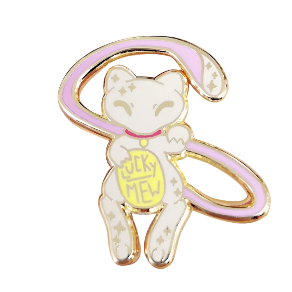 Pin's Chat Chanceux Lucky Mew