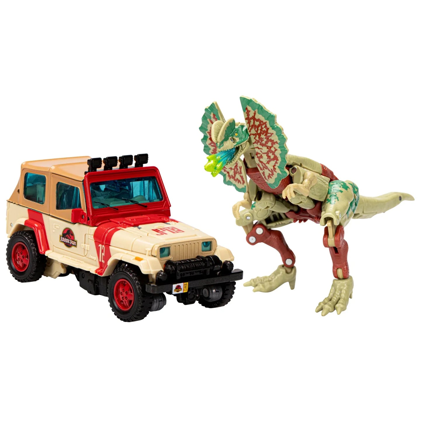 Transformers Collaborative Jurassic Park x Transformers Dilophocon et Autobot JP12 – vue produit 16