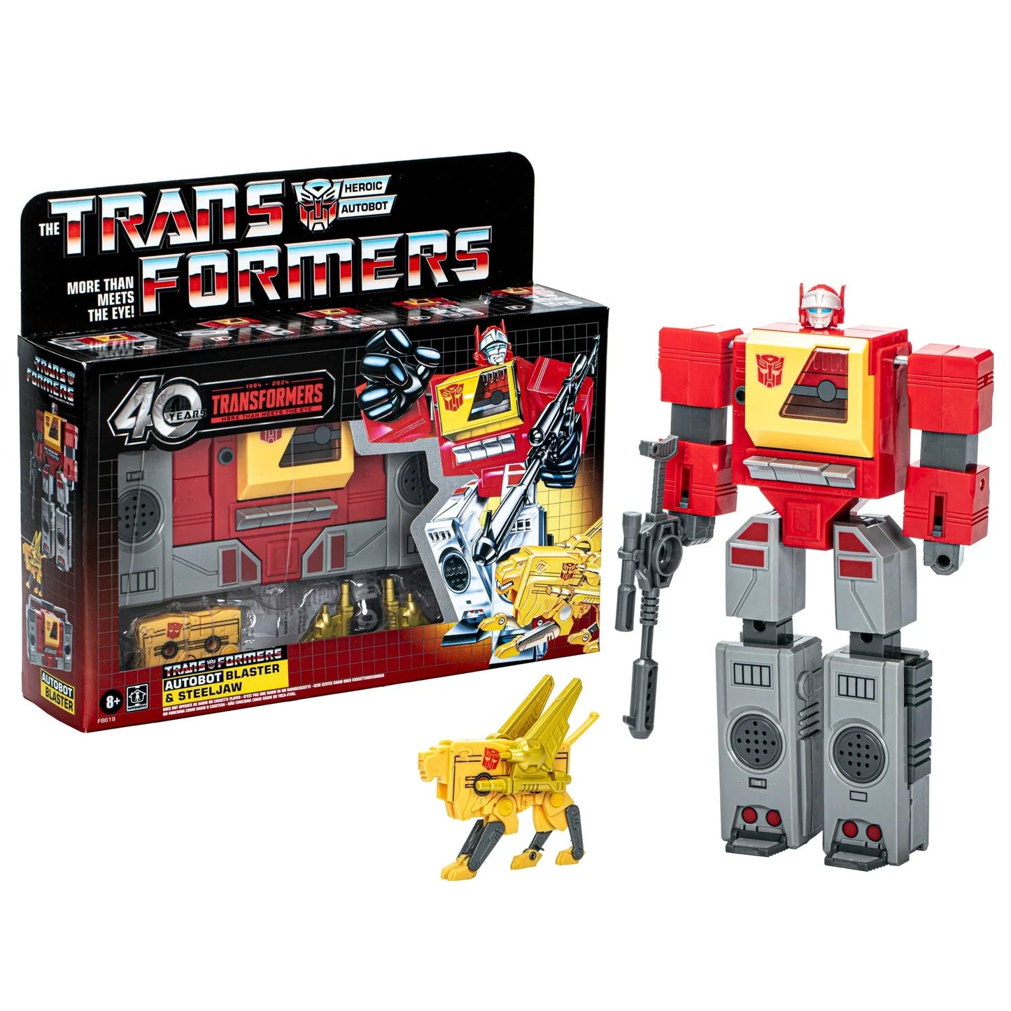 Transformers Retro G1 Autobot Blaster et Steeljaw (40e anniversaire) – vue produit 5