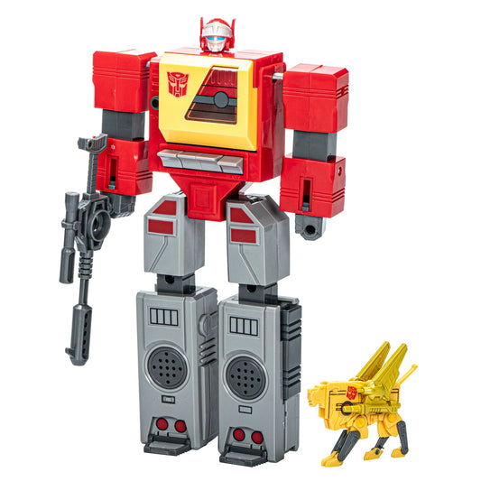 Autobot Blaster und Steeljaw - Retro -Transformers 40. Geburtstag