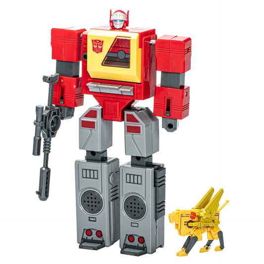 Transformers Retro G1 Autobot Blaster et Steeljaw (40e anniversaire) – vue principale