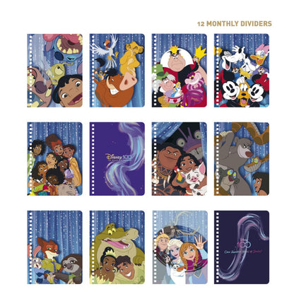 Agenda Hebdomadaire Disney - Non Daté + Intercalaires + Stickers