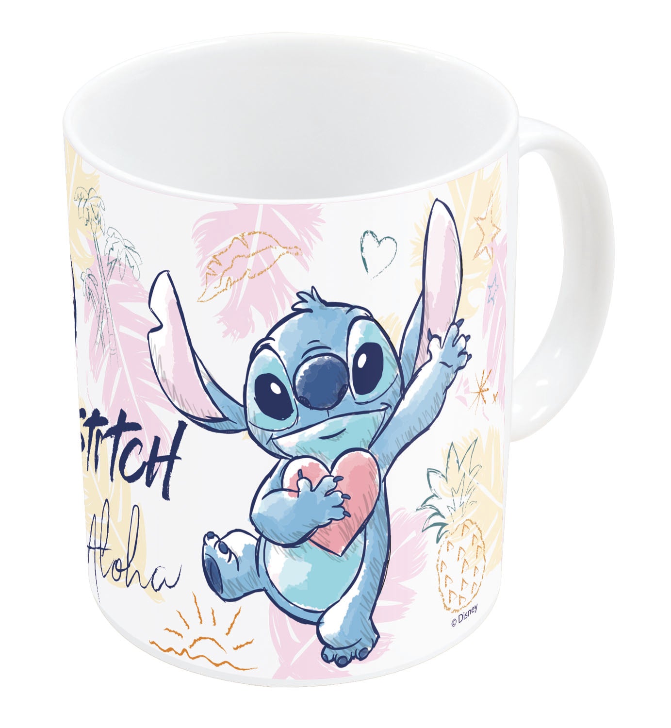 Mug en Porcelaine 325ml - STITCH - Aloha