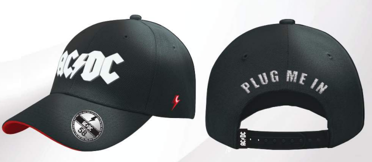 AC/DC Plug Me In Casquette de Baseball "Washed"