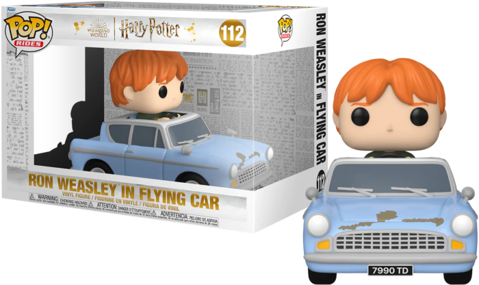 Ron Weasley en voiture volante - Chambre des Secrets