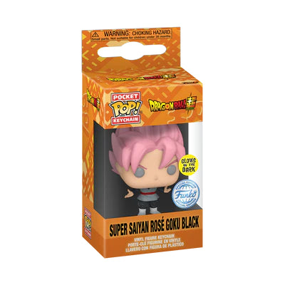 Pop! Keychain Super Saiyan Rosé Goku Black (Glow)