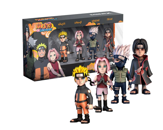 Pack of 4 Naruto Shippuden Figures