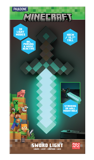 Lampe Minecraft - Epée Diamant