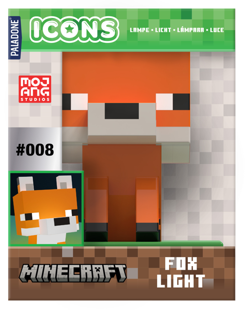 Minecraft Icon Lamp - Fox - PRE-ORDER*