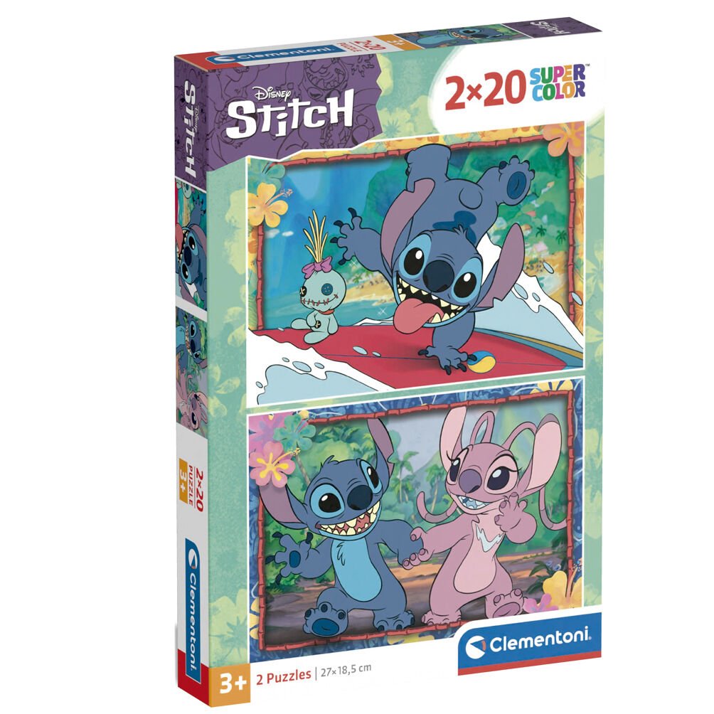 LILO & STITCH Stitch & Angel Set 2 Puzzle 20P