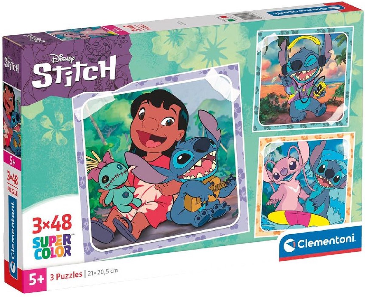 DISNEY Lilo & Stitch Set 3 Puzzle 48P