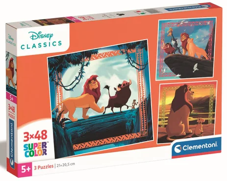 DISNEY Le Roi Lion Set 3 Puzzle 48P