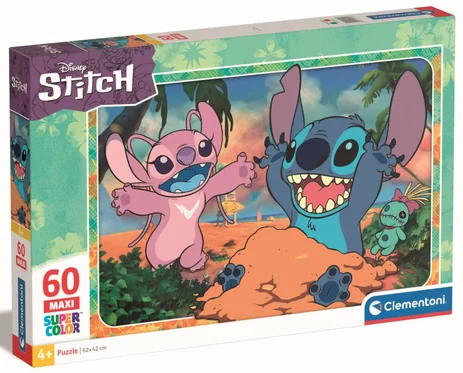 LILO & STITCH Stitch & Angel Puzzle Maxi Super Color 60P