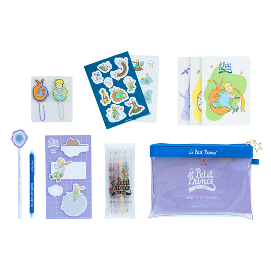 LE PETIT PRINCE Set de Papeterie avec 3 Notebooks A6 10pc.