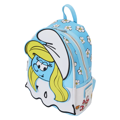 geeky mini backpack SMURFS Smurfette Mini Backpack LoungeFly – le Comptoir du Geek