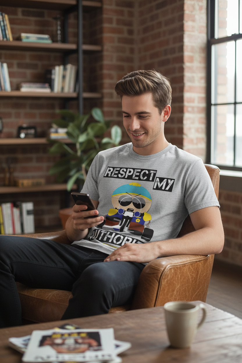 South Park T-Shirt - Respect My Authority