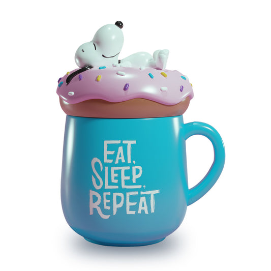 Snoopy 3D Mug - Eat-Sleep-Repeat