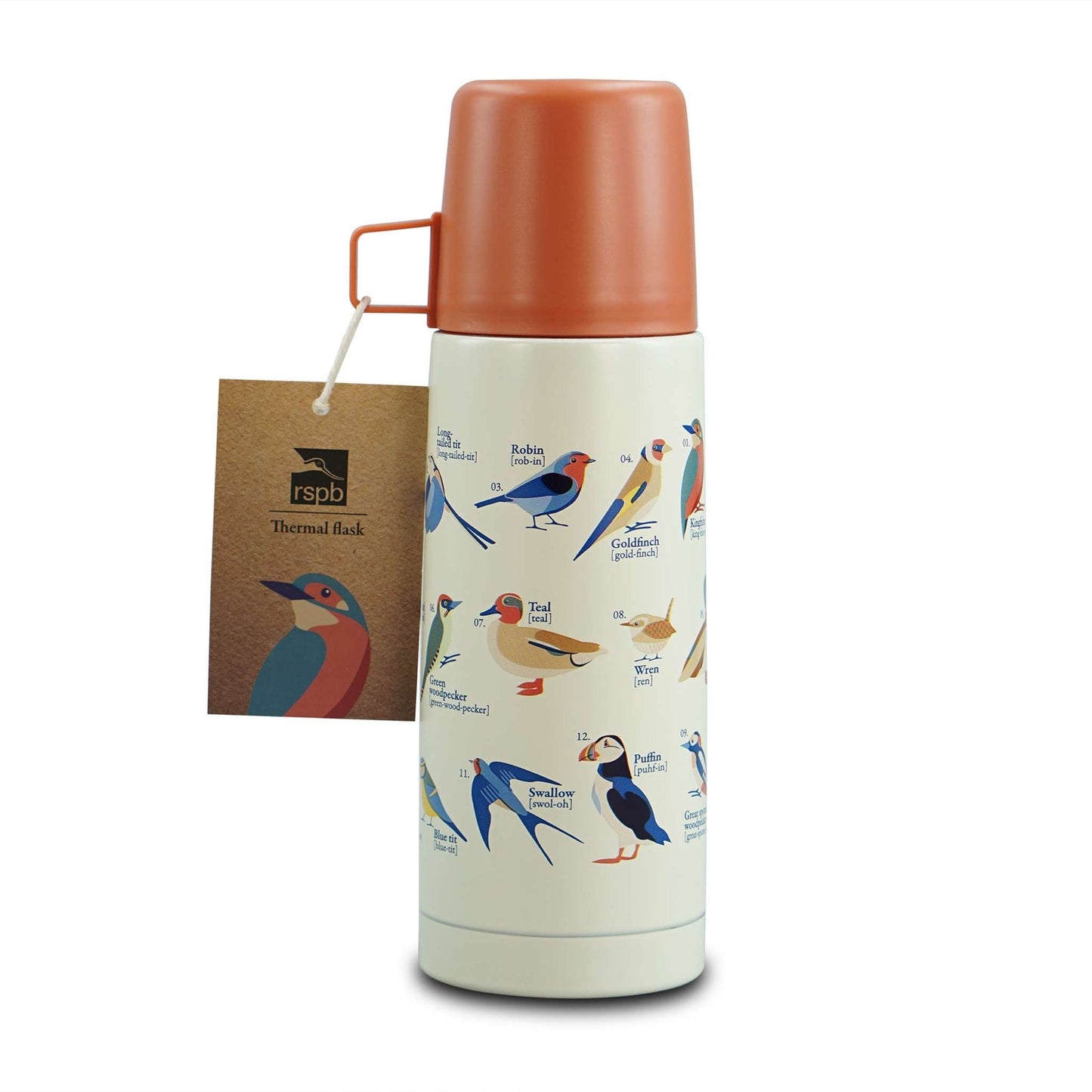 RSPB Insulated Bottle - Garden Birds 350ml