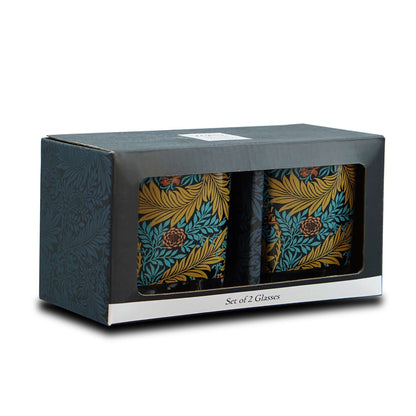 Lot de 2 verres William Morris - Larkspur