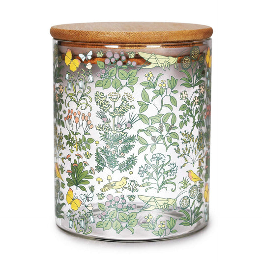 Récipient de stockage alimentaire en verre William Morris - Jardin botanique